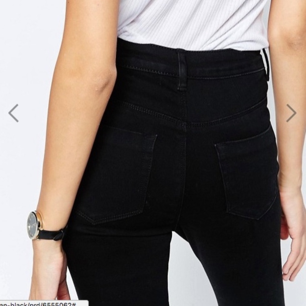 ASOS Denim Ridley High Waist Skinny Jeans 25 - Picture 7 of 8